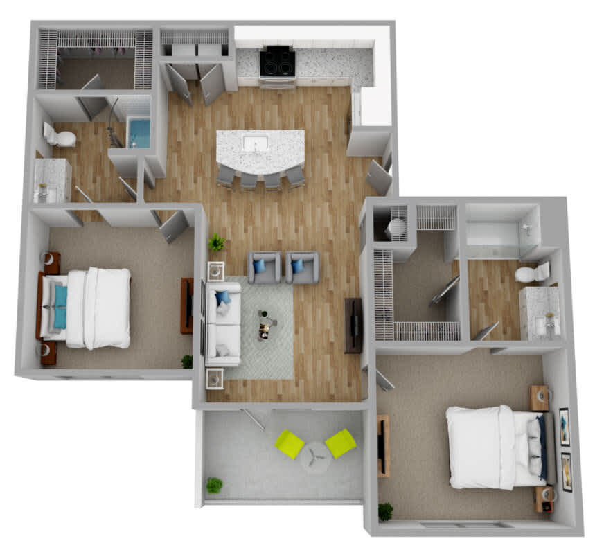 B1-LL floor plan