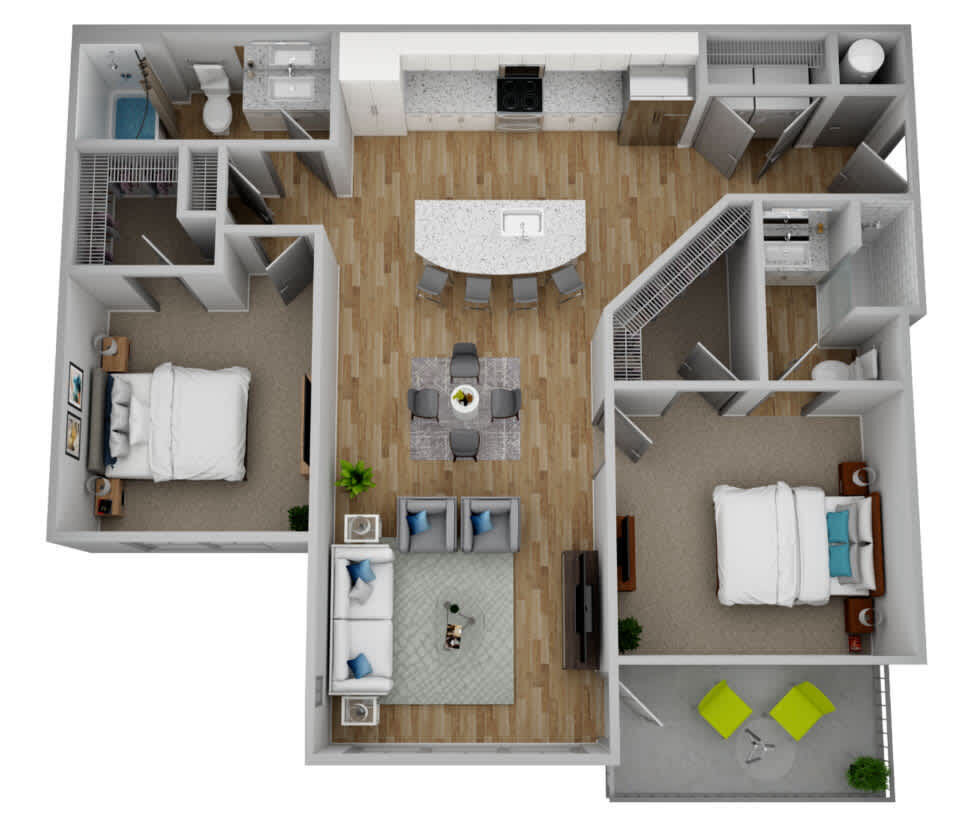 B3-LL floor plan