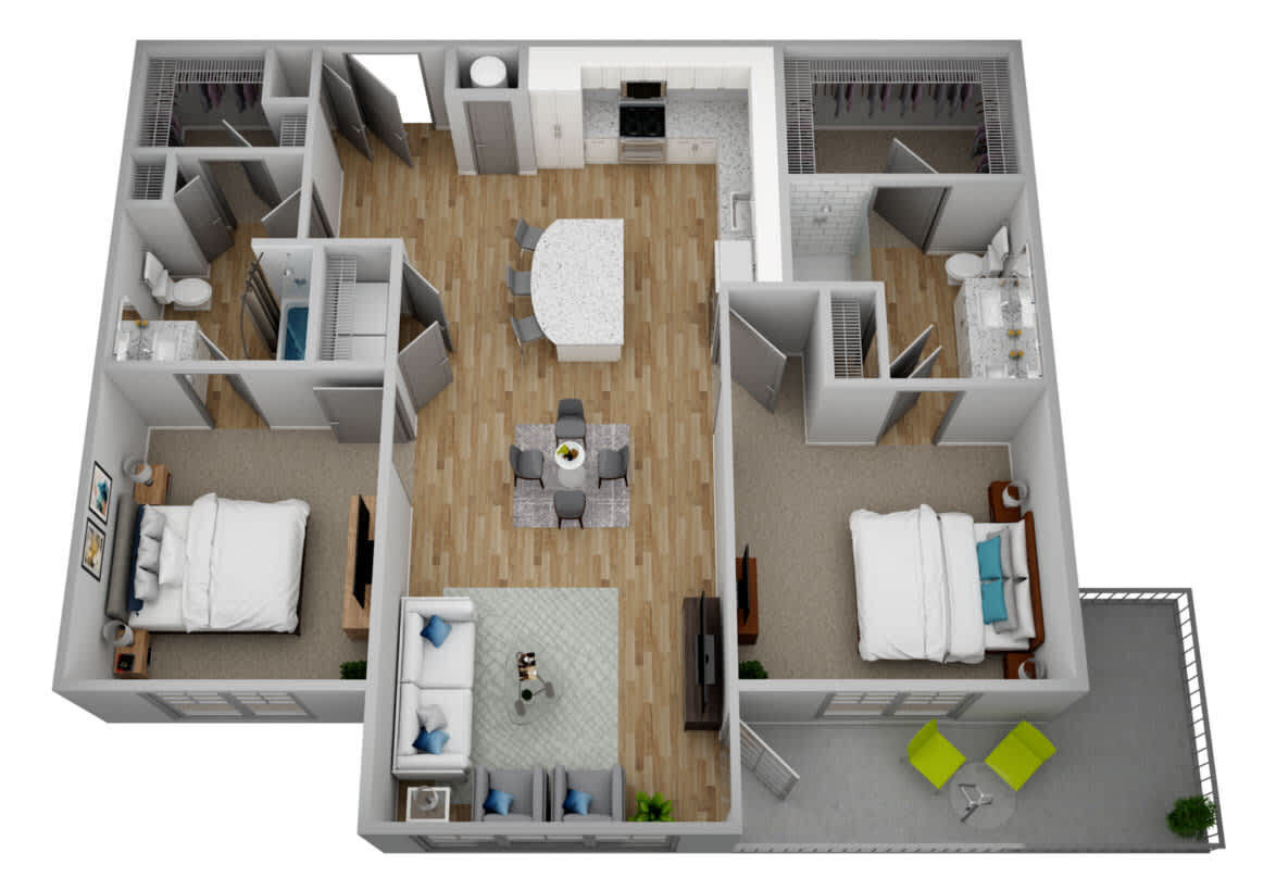 B4-LL floor plan