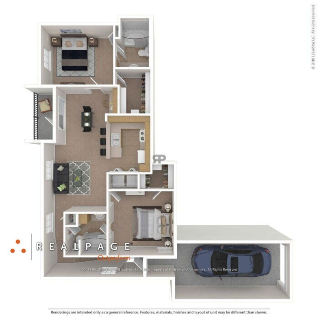 2 Bedroom Apartment – 4822 E Sam Houston Pkwy N #2510, Houston, TX 77015