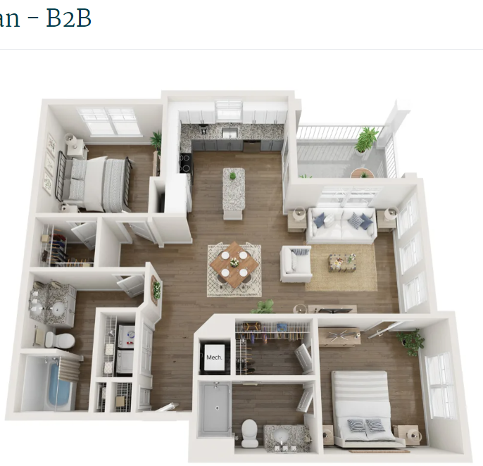 B2B floor plan