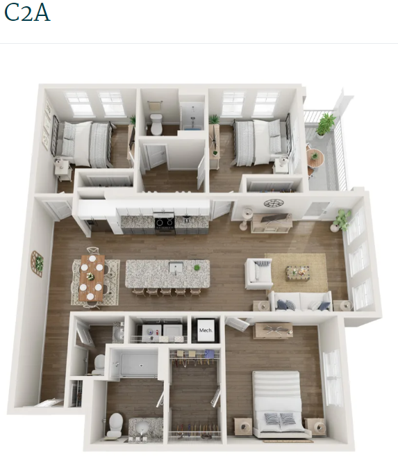 C2A floor plan