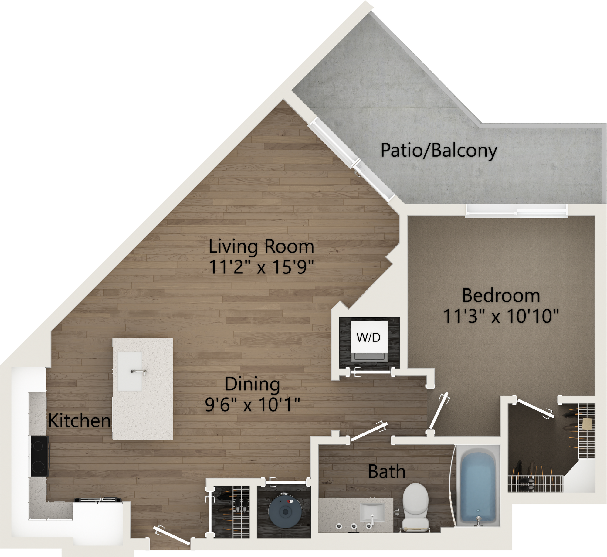 Tranquil floor plan