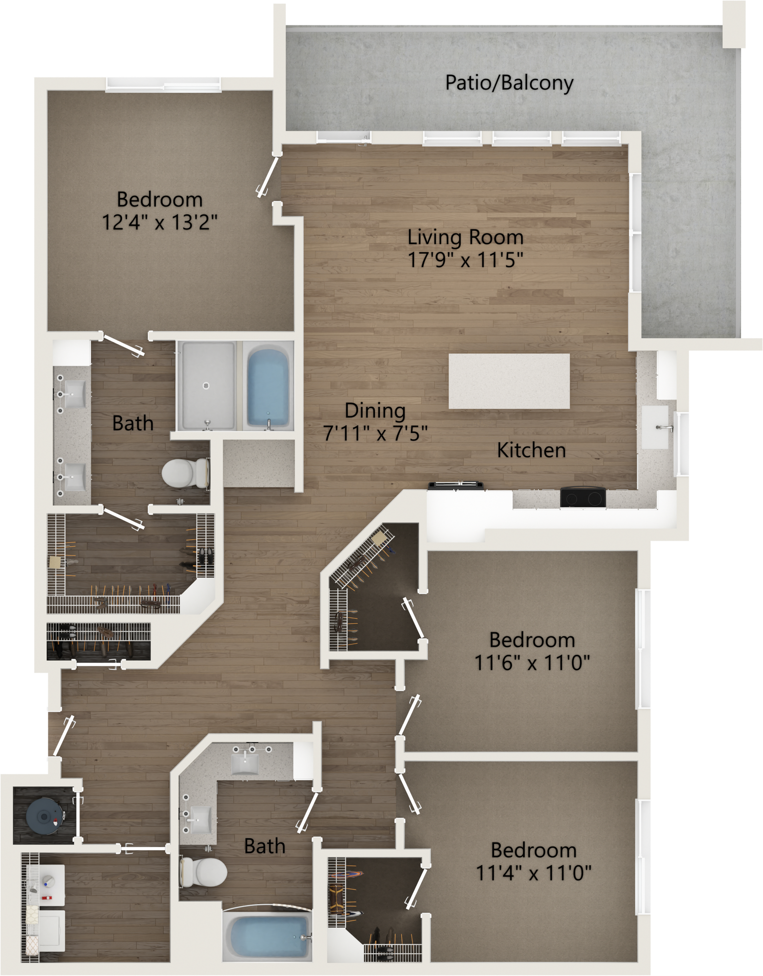 Unwind floor plan