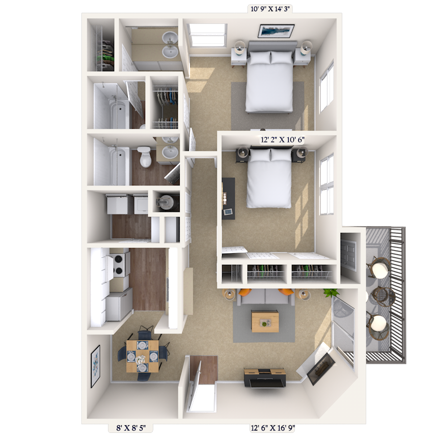 The Bradford floor plan