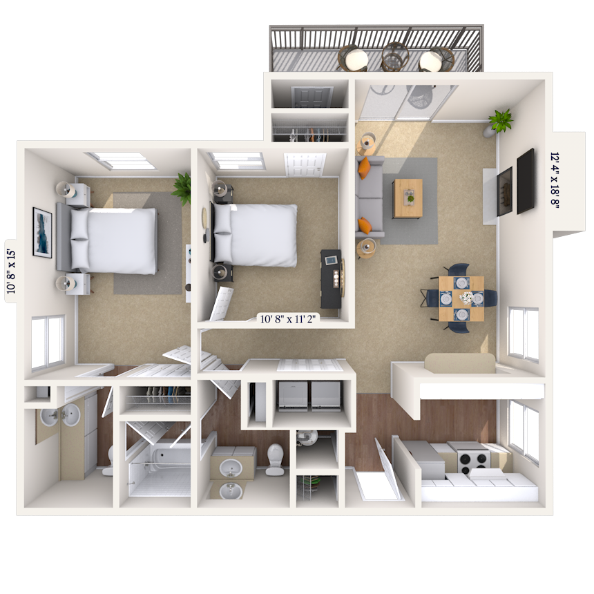 The Cypress floor plan