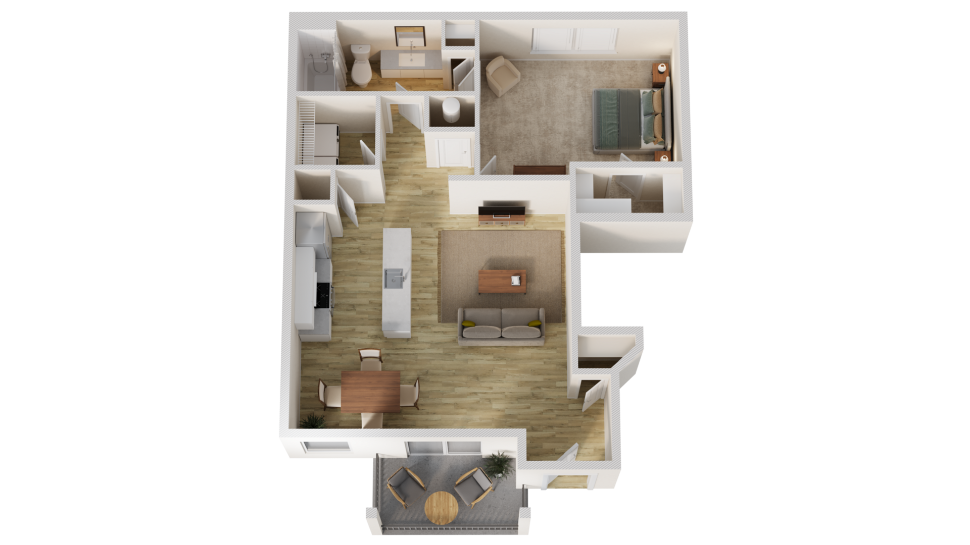 1 Bedroom Apartment – 2222 E West Connector #708S, Austell, GA 30106