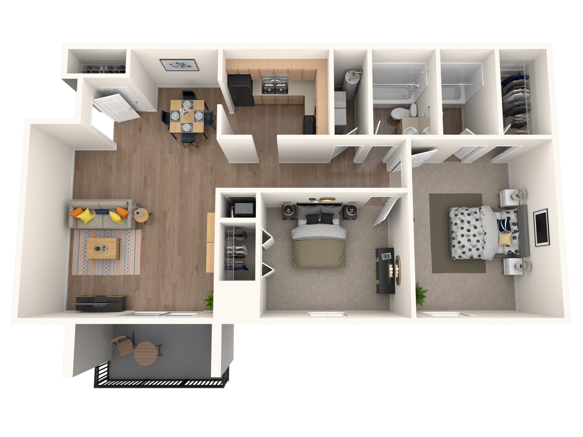 The Bristol 1 floor plan