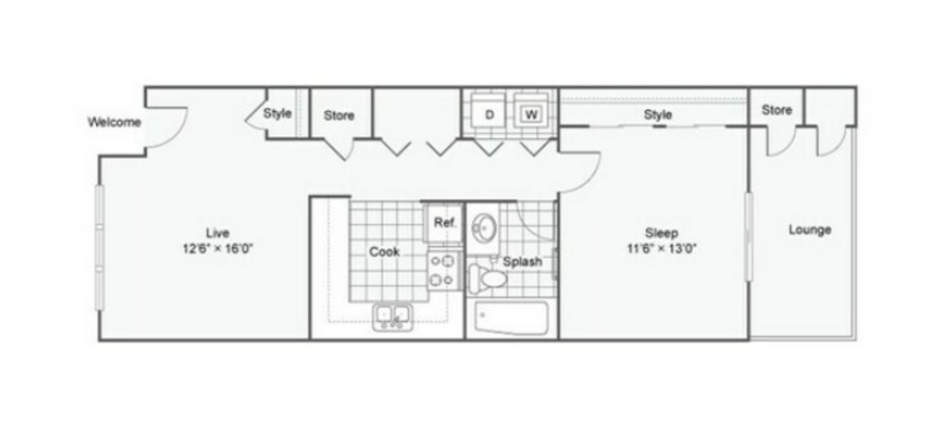 1 Bedroom Apartment – 2330 Cobb Pkwy SE #0322, Smyrna, GA 30080