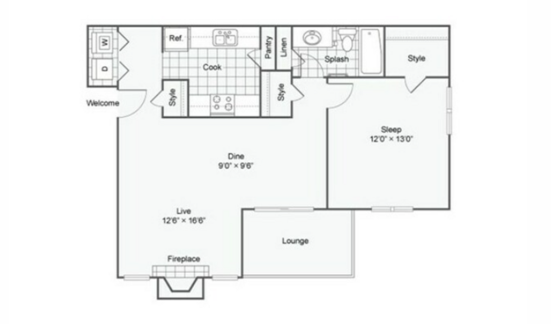 1 Bedroom Apartment – 2330 Cobb Pkwy SE #8033, Smyrna, GA 30080