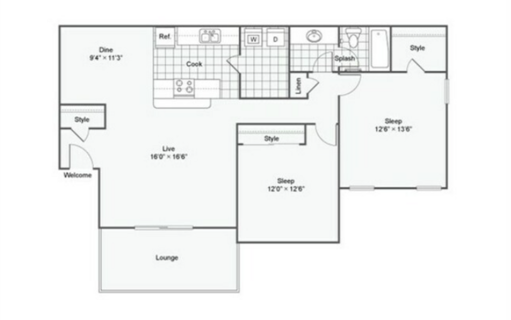 2 Bedroom Apartment – 2330 Cobb Pkwy SE #4514, Smyrna, GA 30080