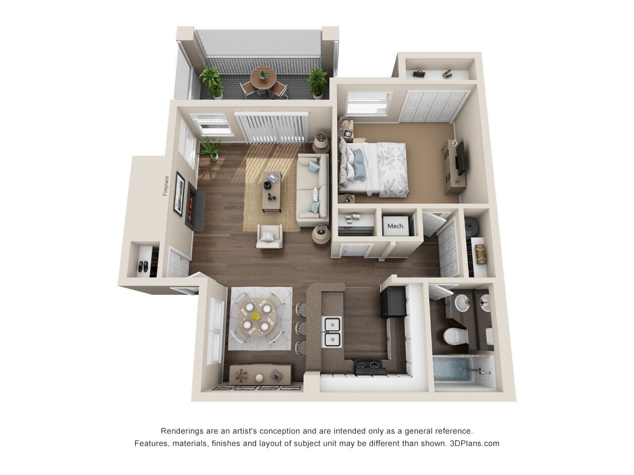 A1 floor plan