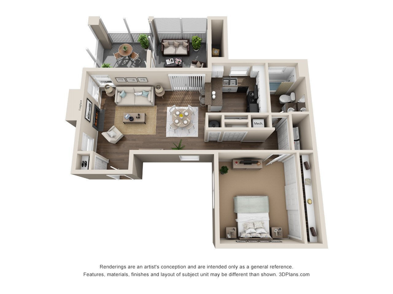 A2 floor plan