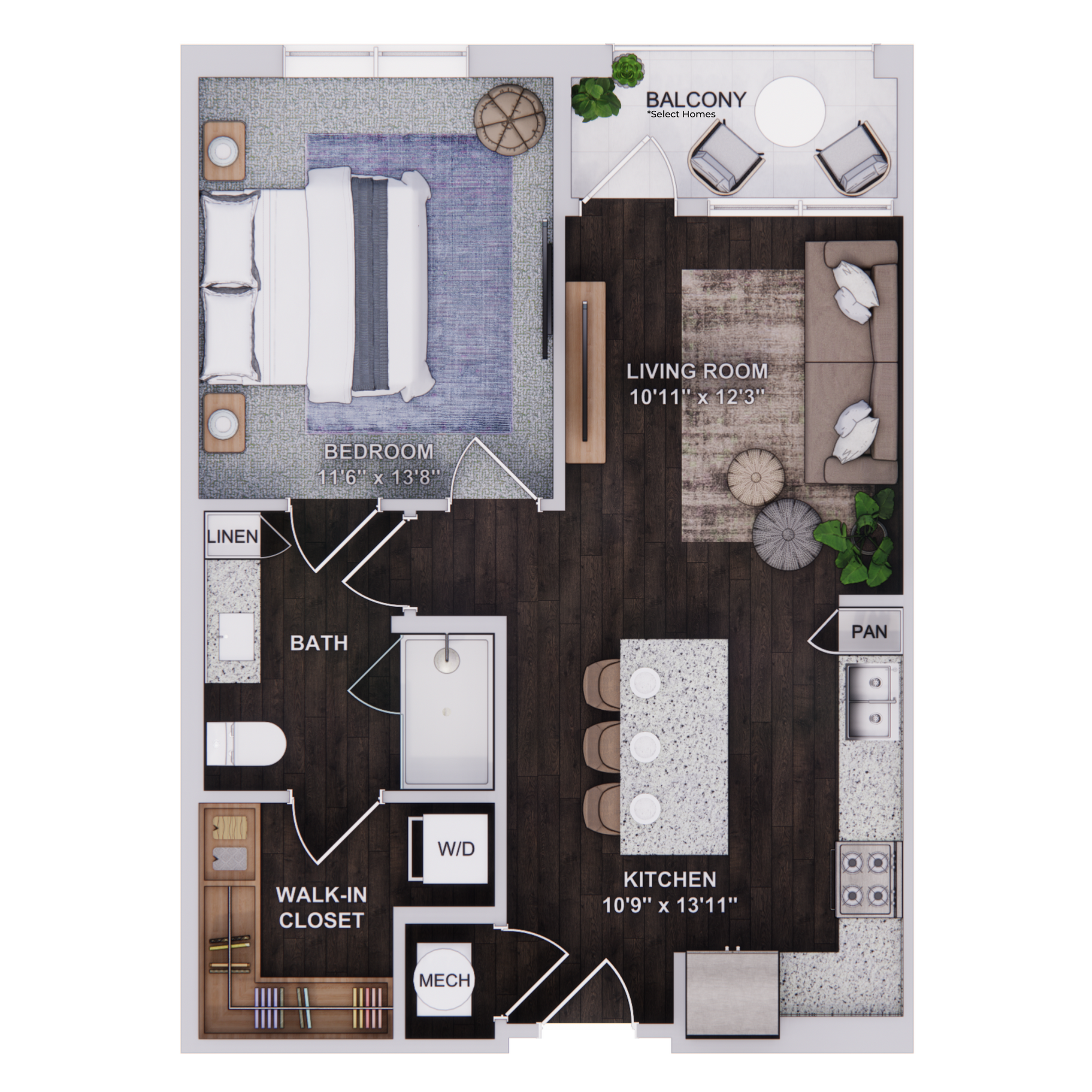A1 floor plan