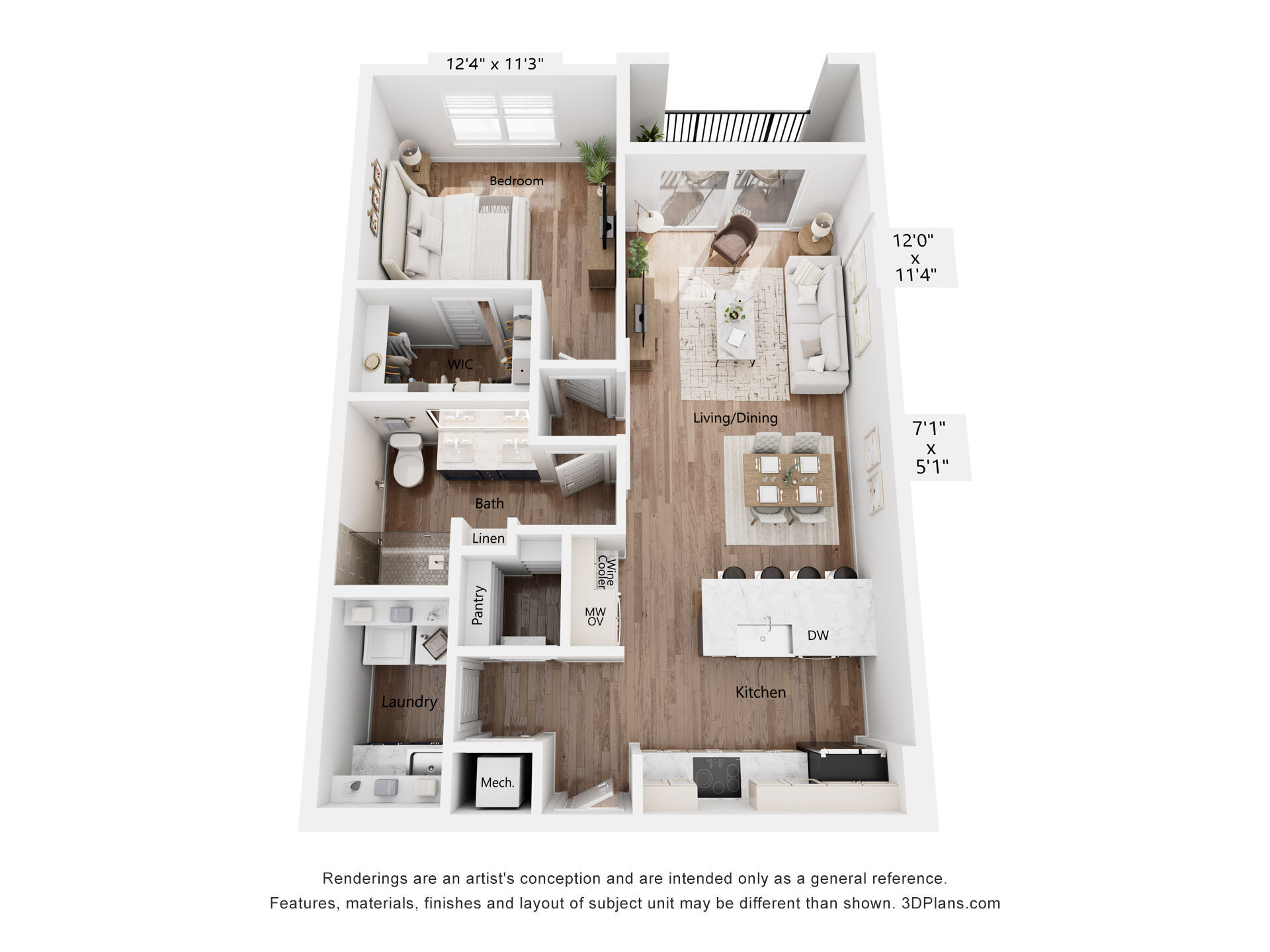 A2 floor plan
