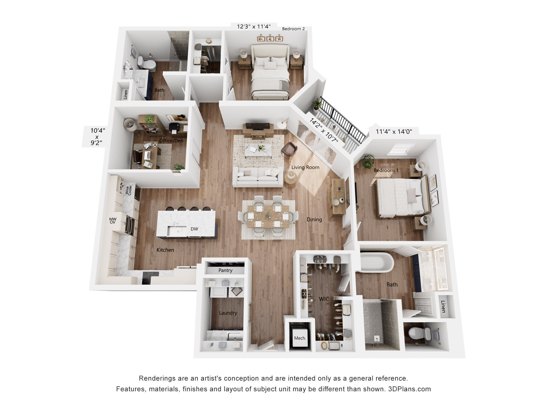 B2D floor plan