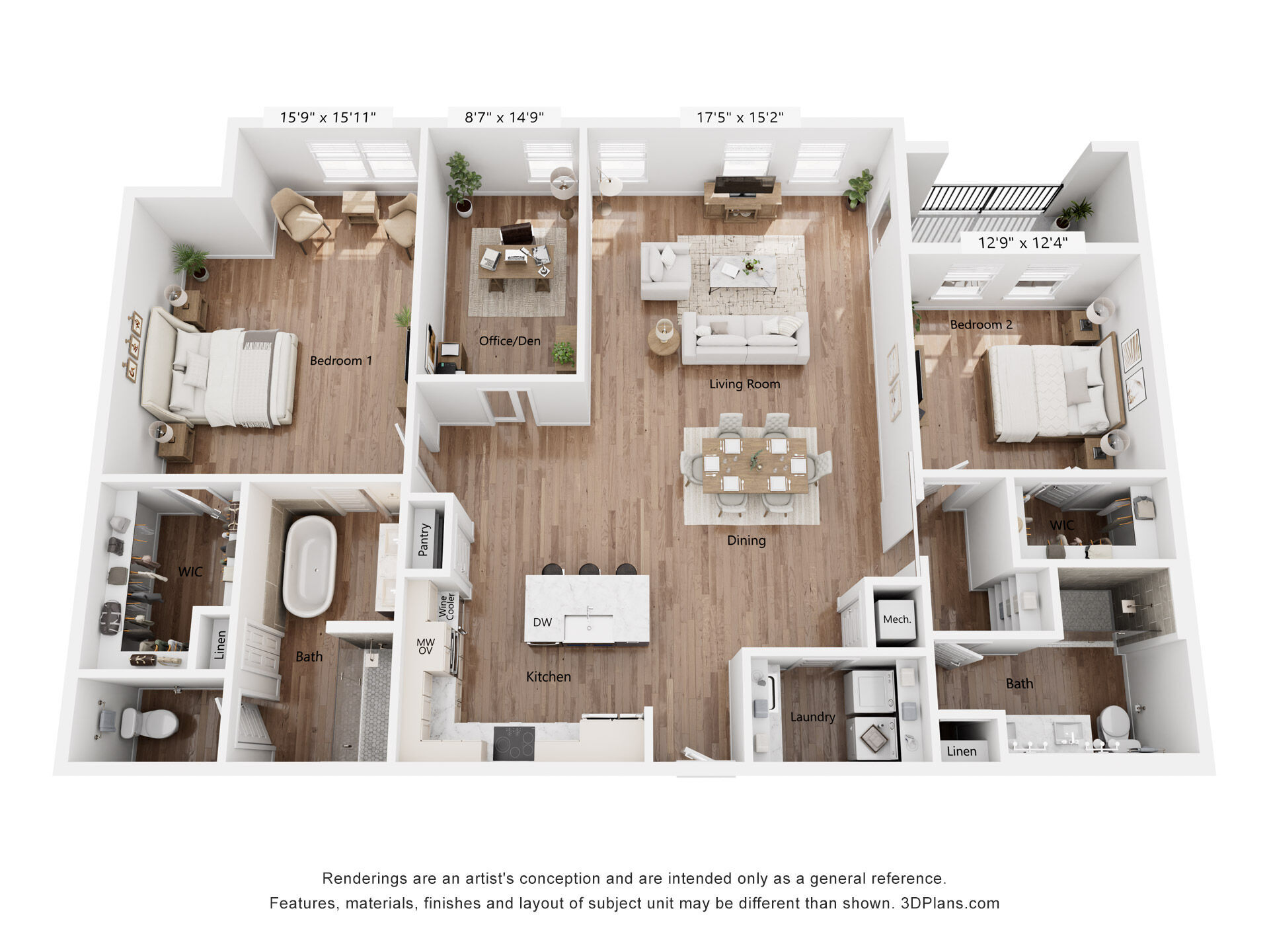 B3D floor plan