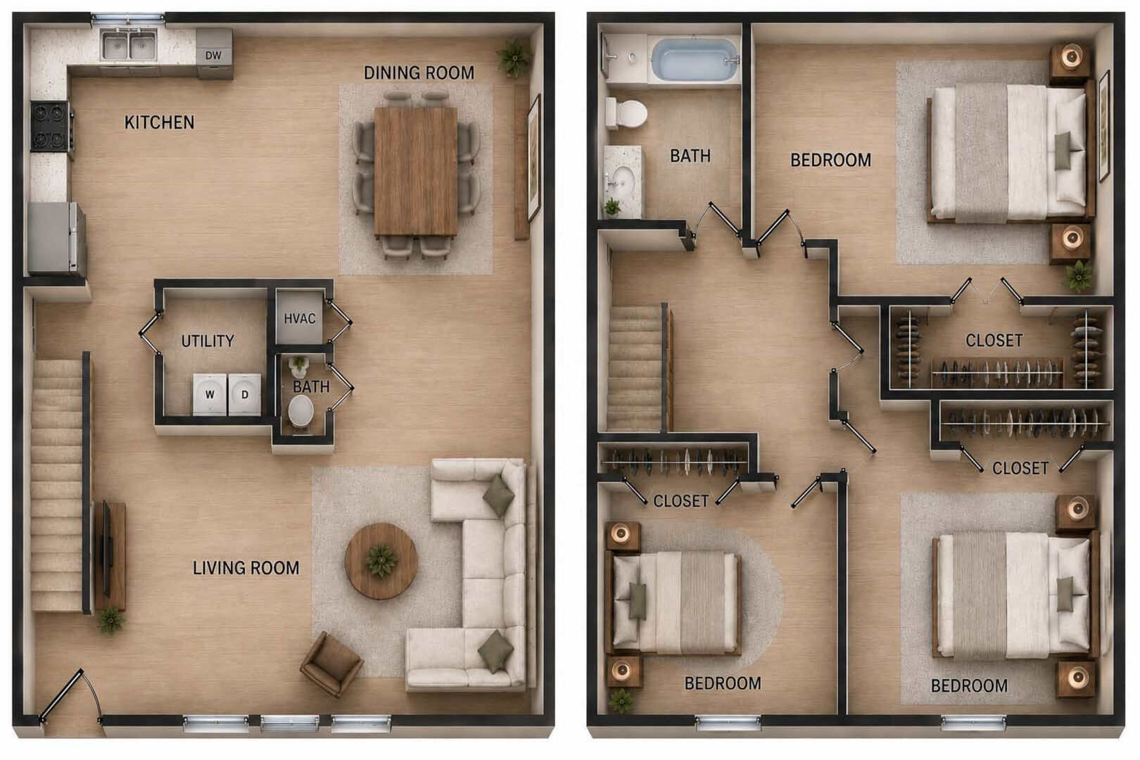 3 Bedroom Apartment – 1055 Holcombe Rd #1049E, Decatur, GA 30032