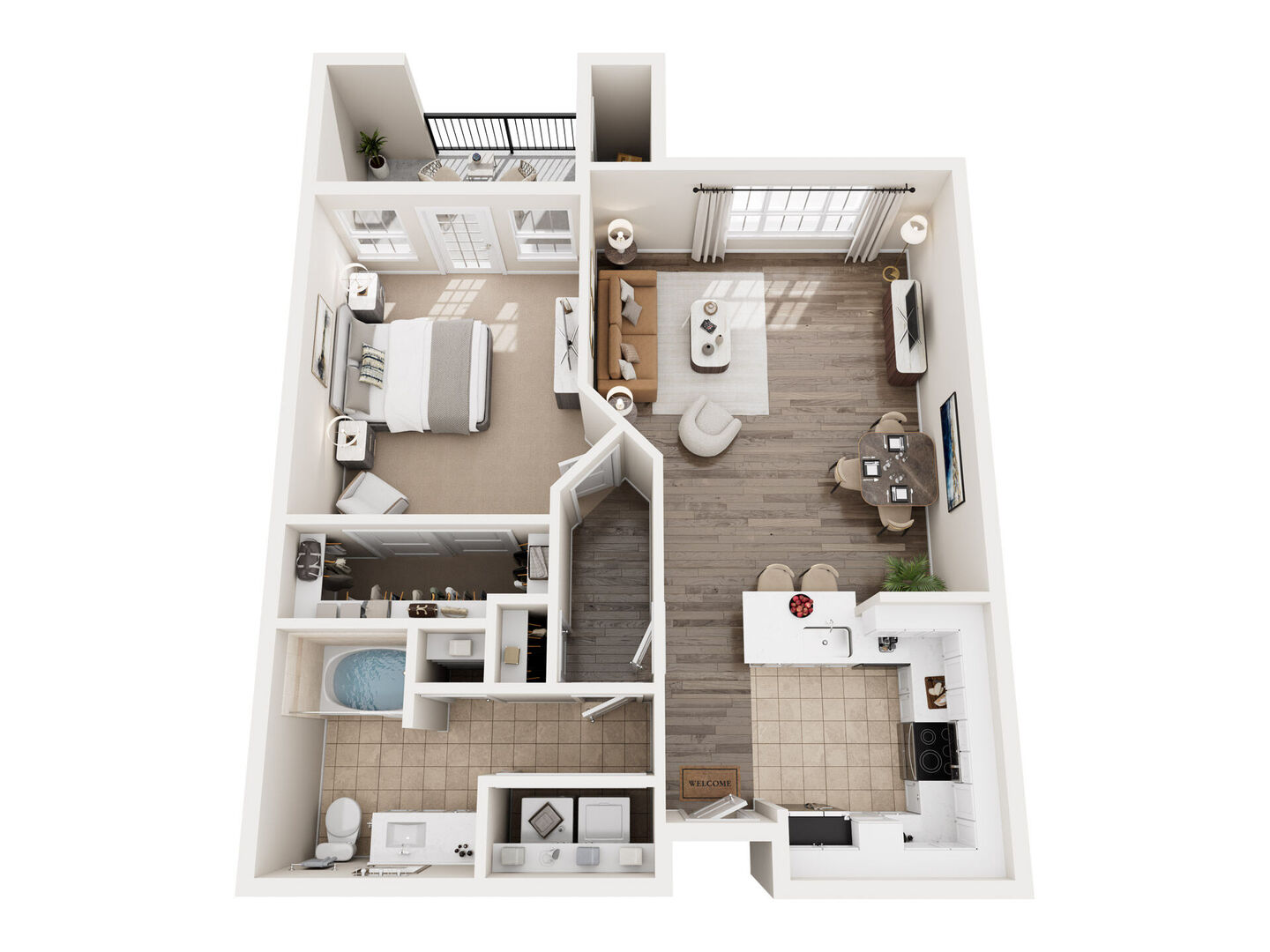 1 Bedroom Apartment – 4001 Fannin Street #4138-W, Houston, TX 77004