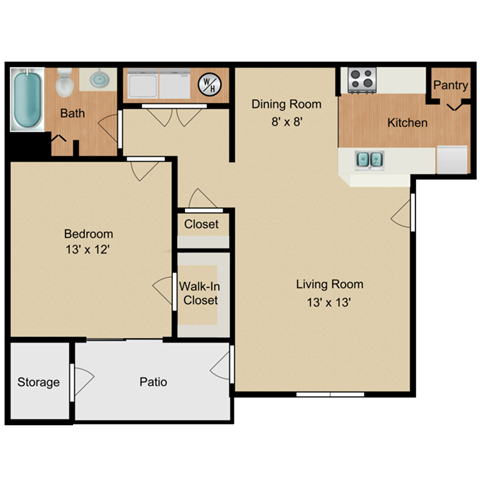 The Rose floor plan