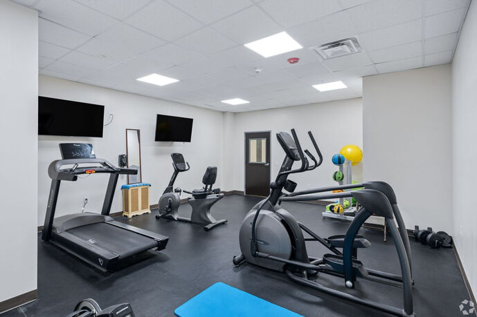 Apartments with a gym