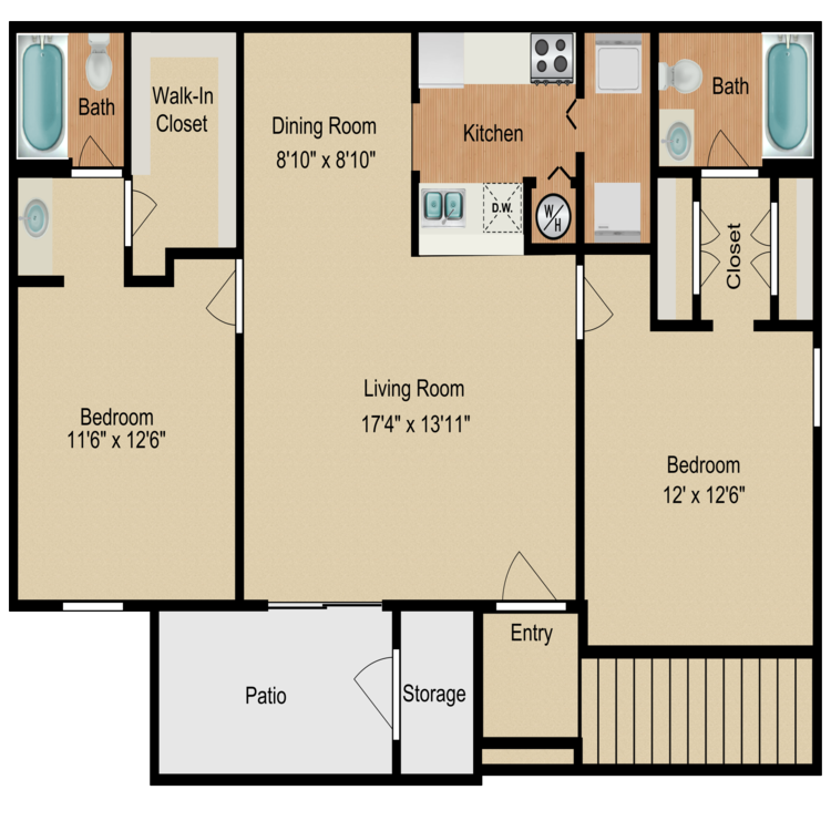 The Jasmine floor plan