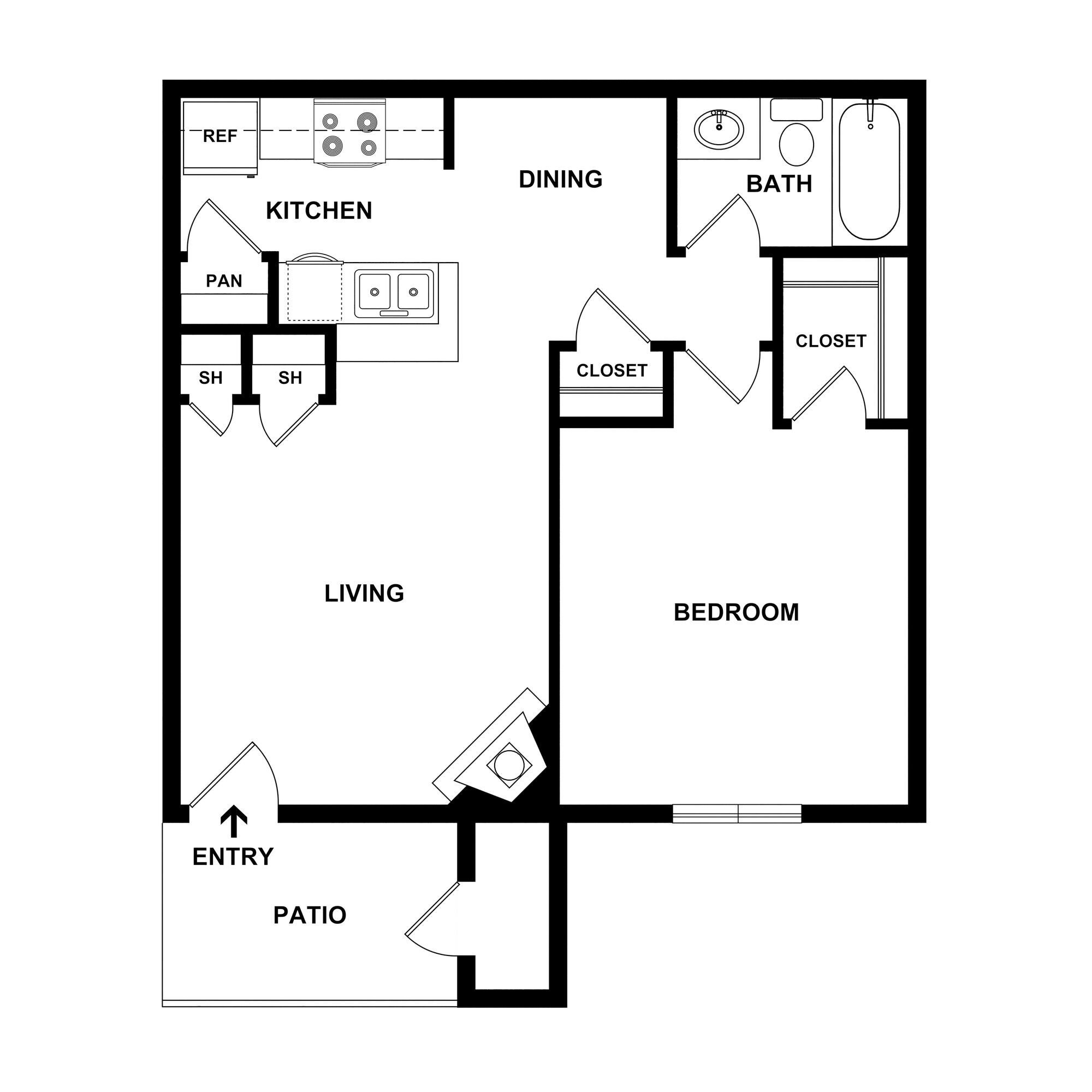 A1 floor plan