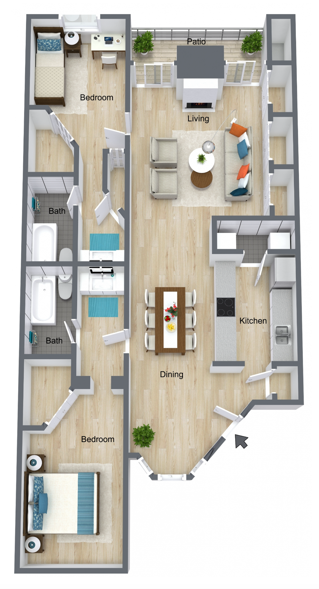 D2 floor plan