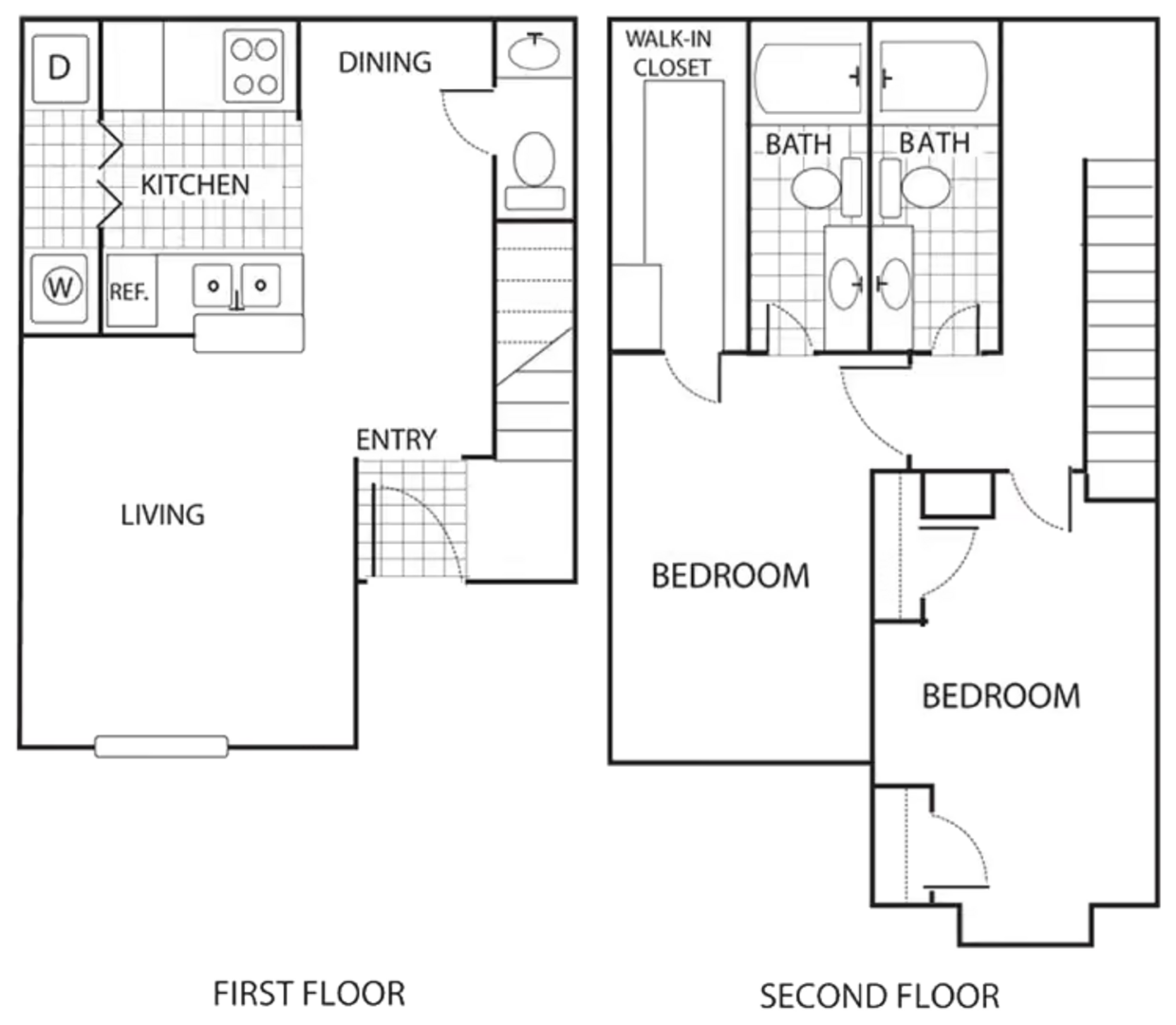 2 Bedroom Apartment – 3001 Dove Country Dr #1715, Stafford, TX 77477