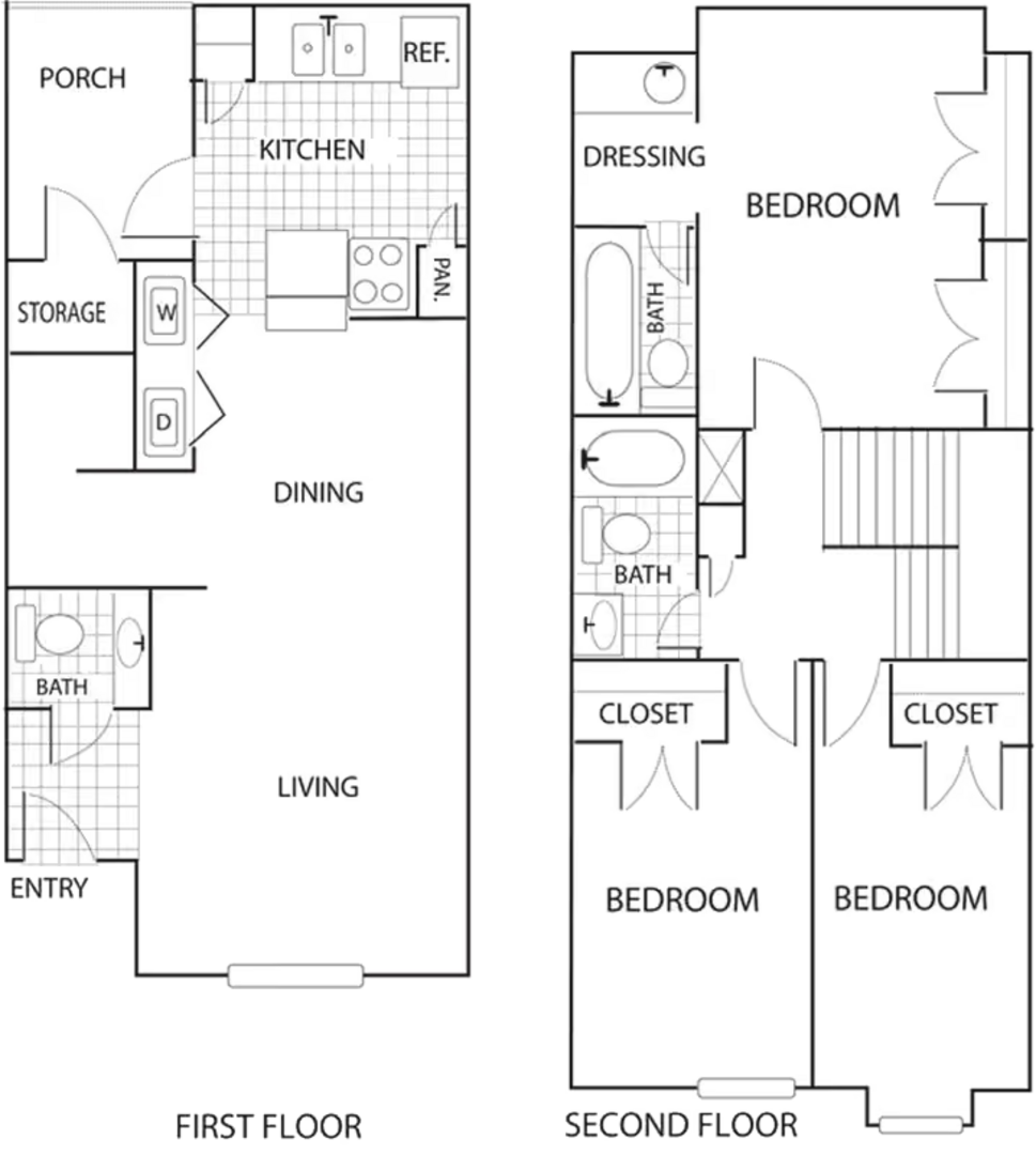 3 Bedroom Apartment – 3001 Dove Country Dr #1104, Stafford, TX 77477