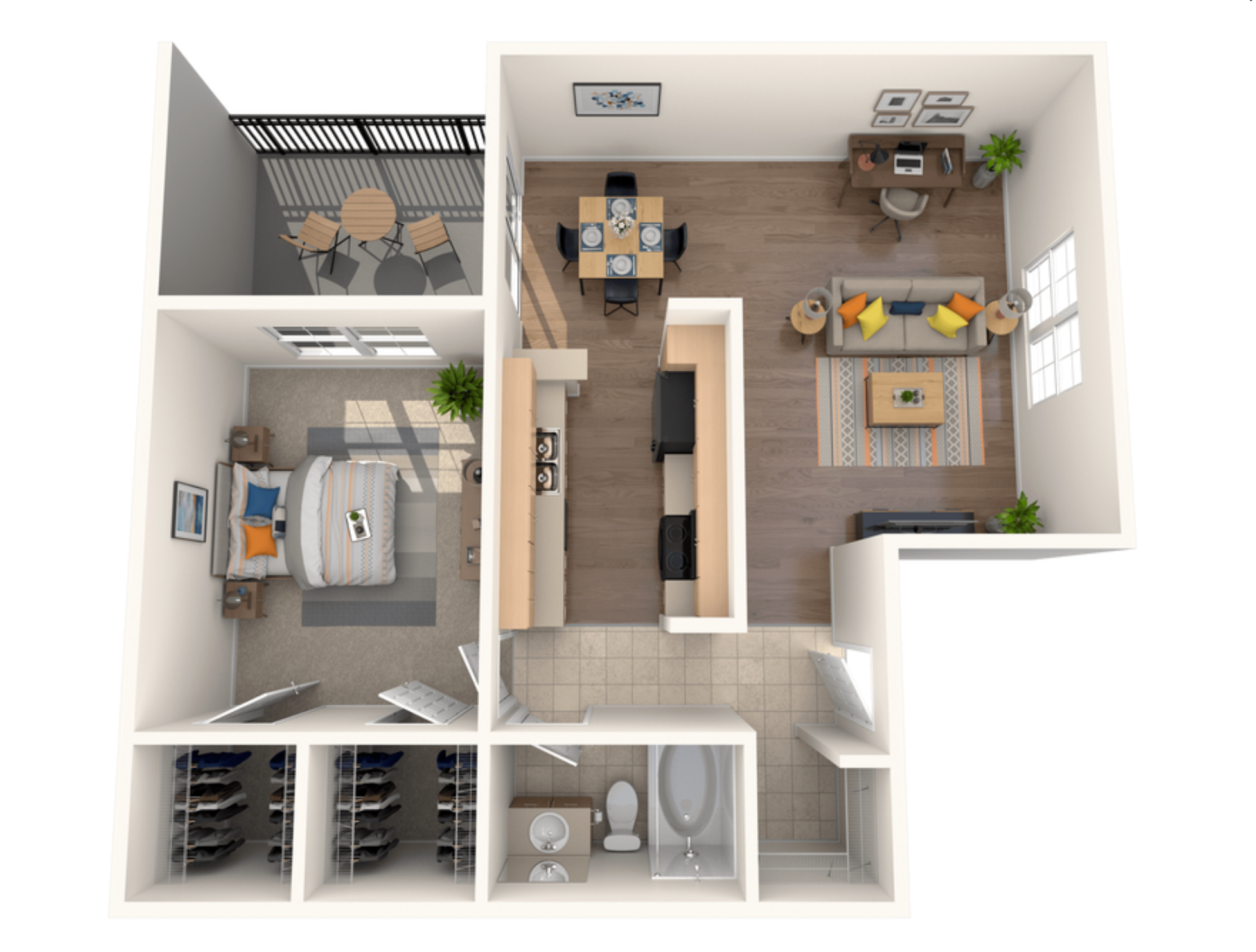 A4-1x1 floor plan