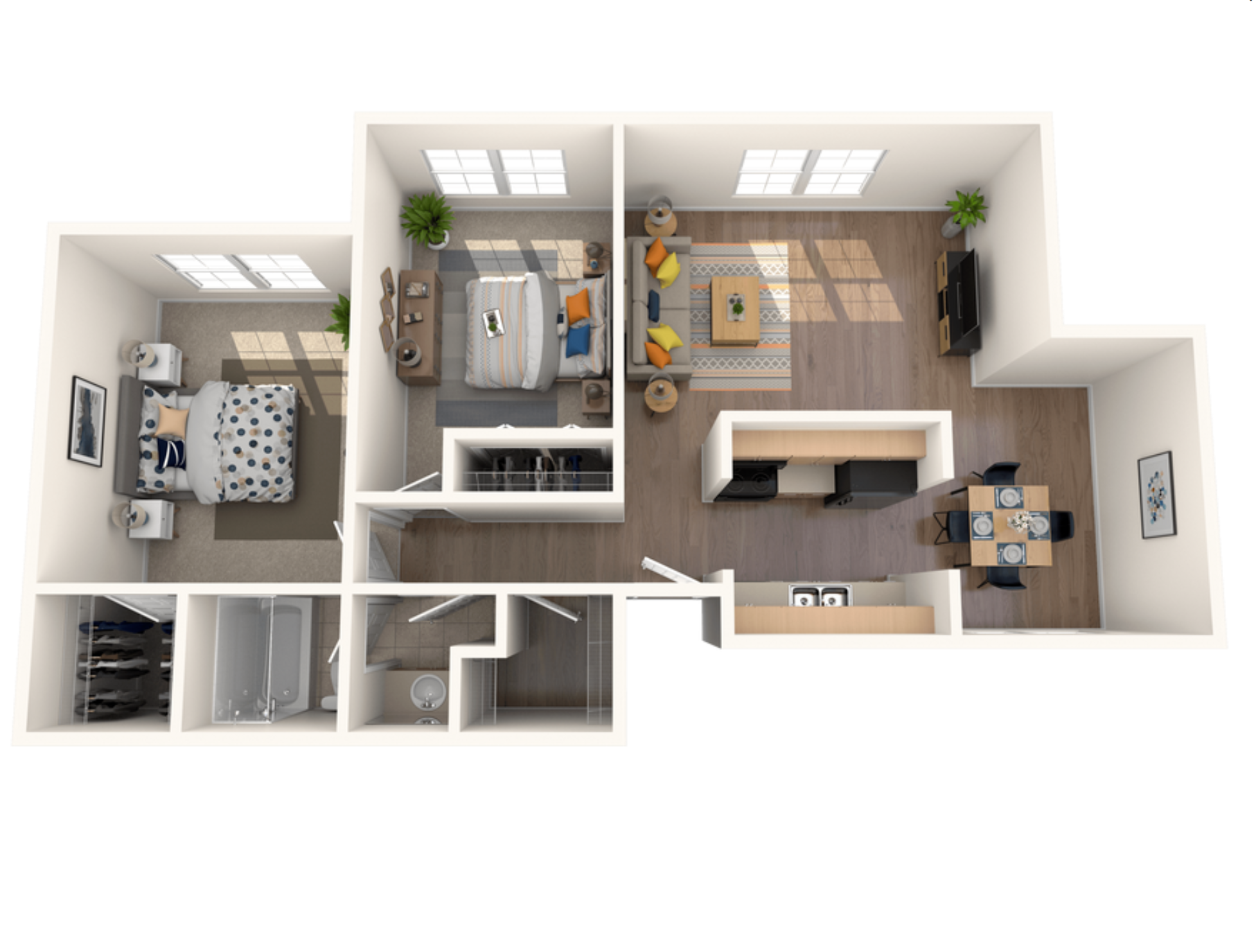 B1-2x1 floor plan