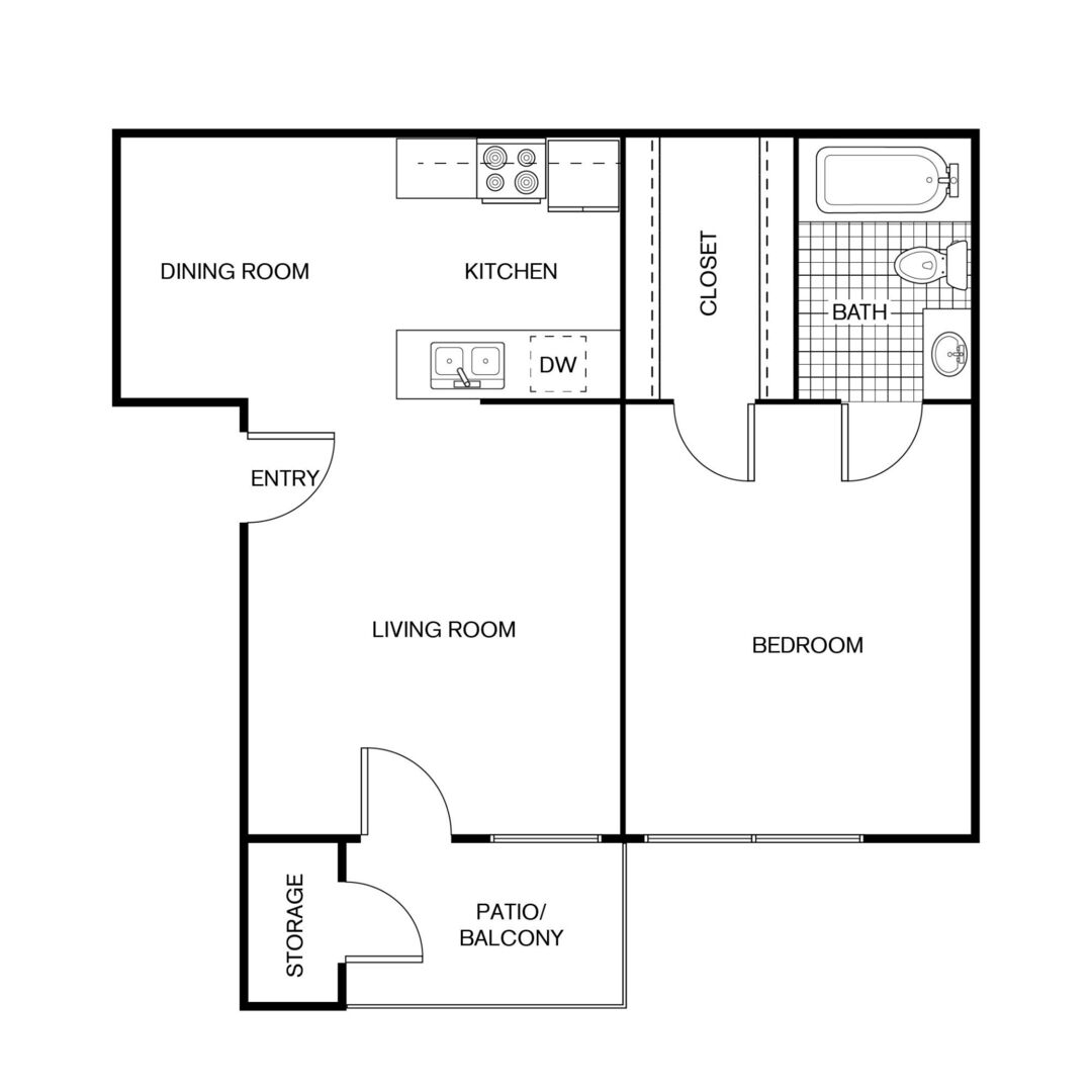 1 Bedroom Apartment – 14000 Ella Boulevard #919, Houston, TX 77014