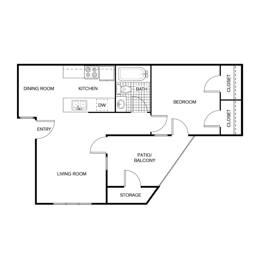 1 Bedroom Apartment – 14000 Ella Boulevard #914, Houston, TX 77014