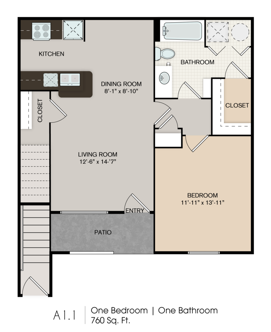 1 Bedroom Apartment – 300 West Henderson Road #603, Angleton, TX 77515