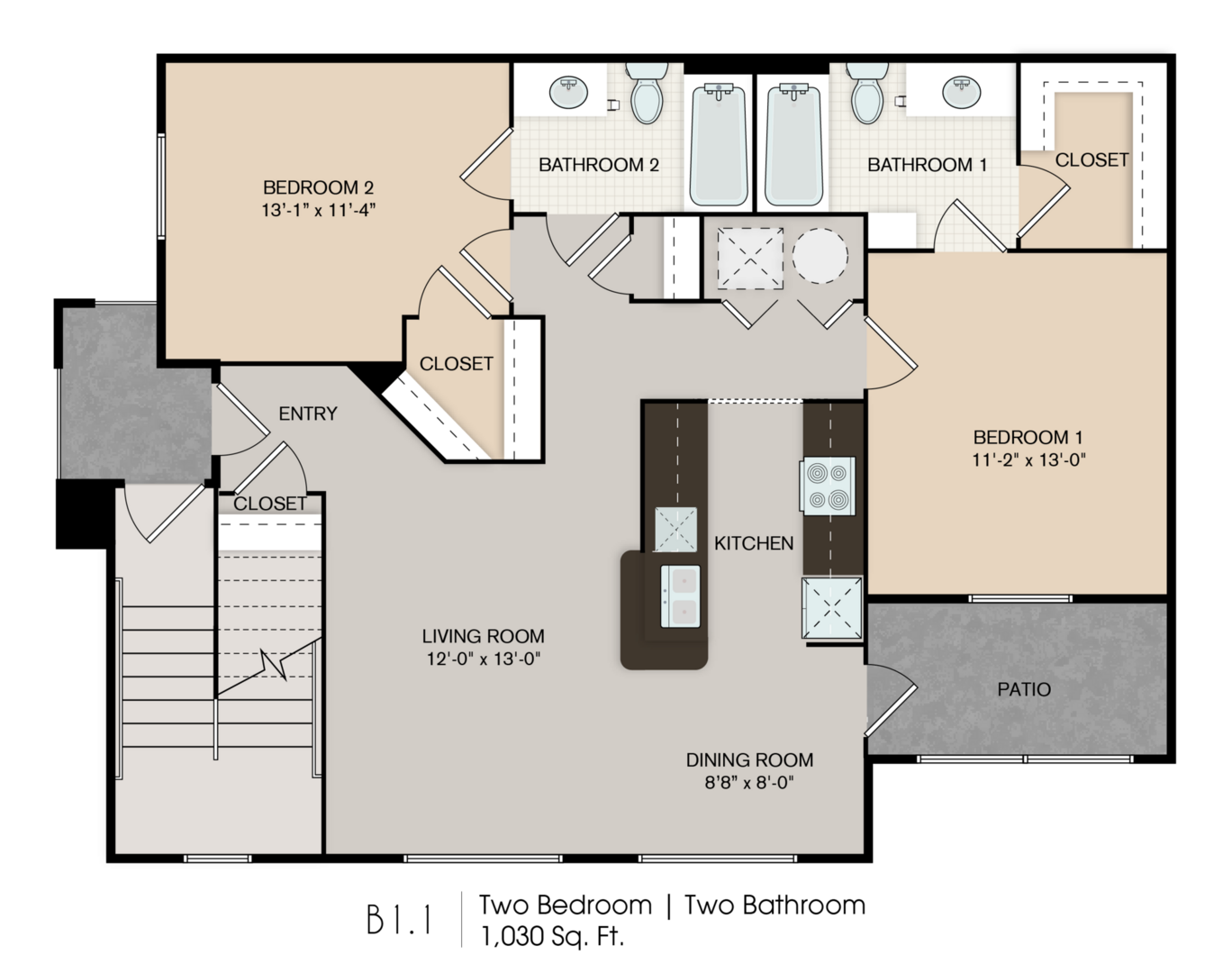 2 Bedroom Apartment – 300 West Henderson Road #609, Angleton, TX 77515