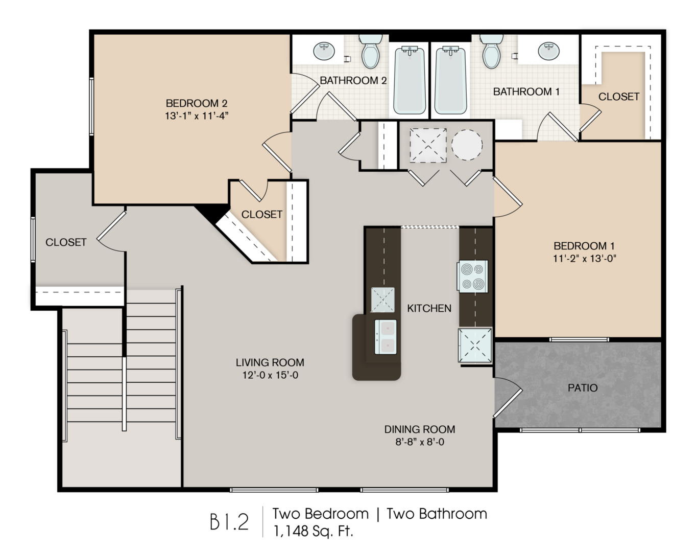 2 Bedroom Apartment – 300 West Henderson Road #502, Angleton, TX 77515