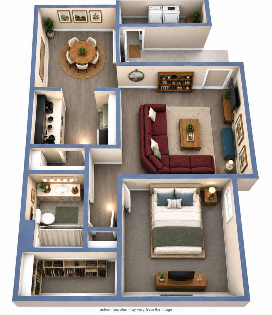 1 Bedroom Apartment – 21717 Inverness Forest Blvd #2616, Houston, TX 77073