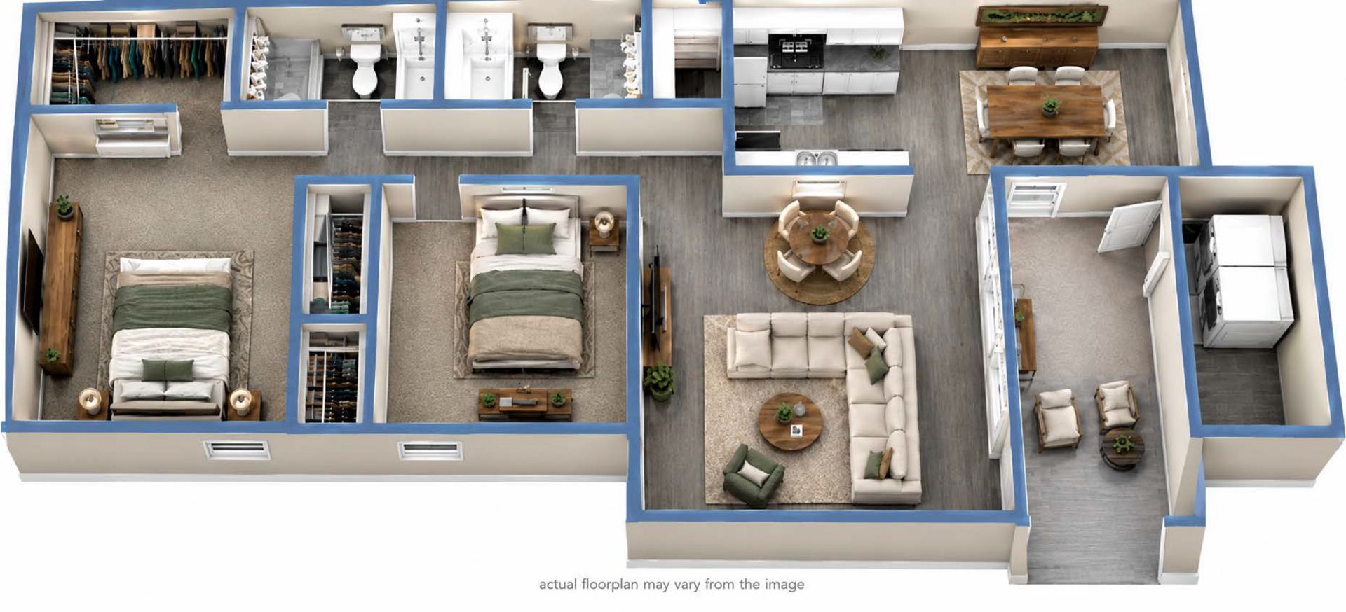 2 Bedroom Apartment – 21717 Inverness Forest Blvd #907, Houston, TX 77073