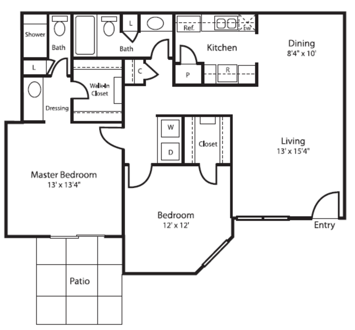 2 Bedroom Apartment – 11100 Braesridge Dr #2321, Houston, TX 77071
