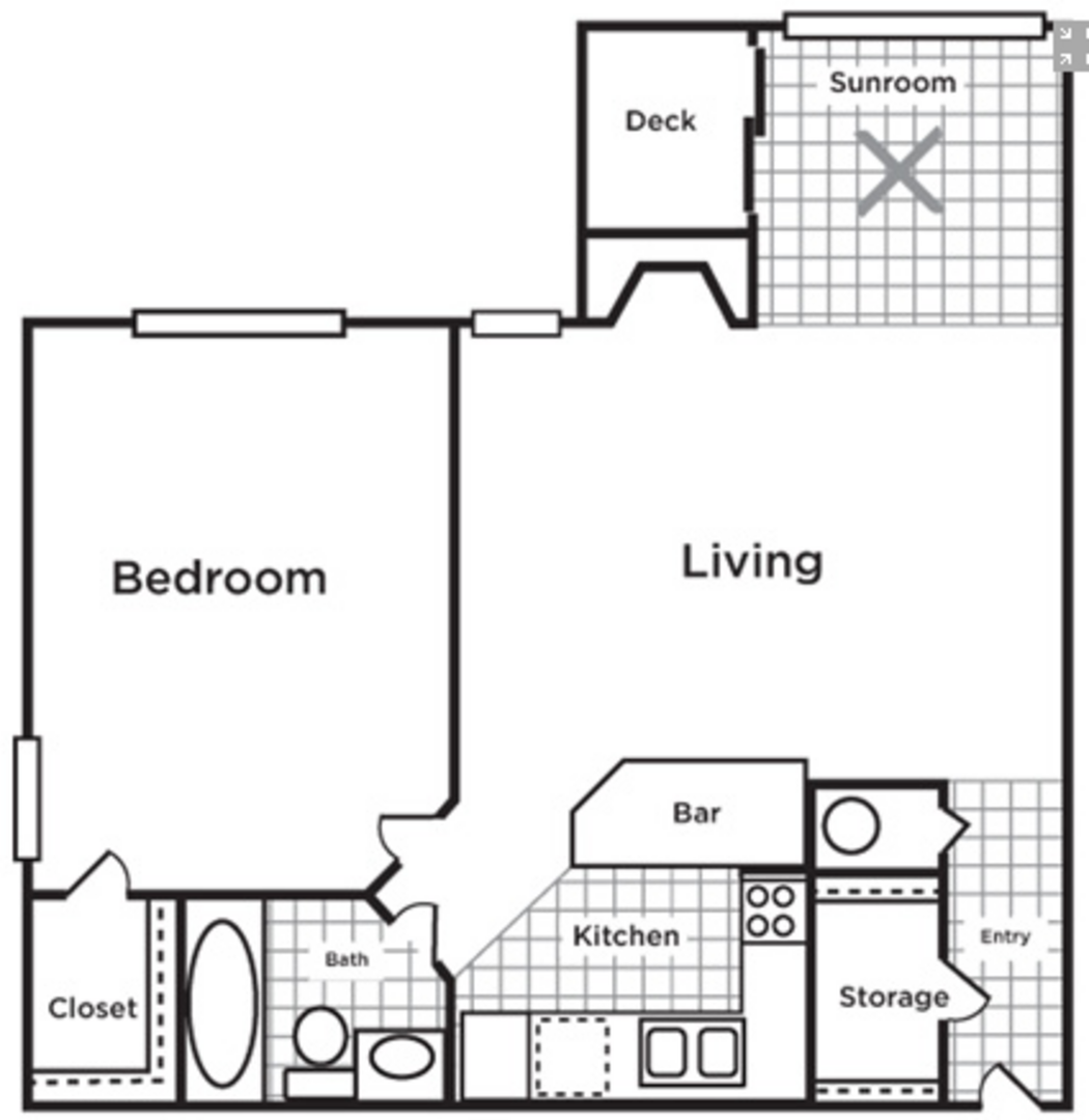 1 Bedroom Apartment – 1110 Garden Walk Blvd #803, College Park, GA 30349