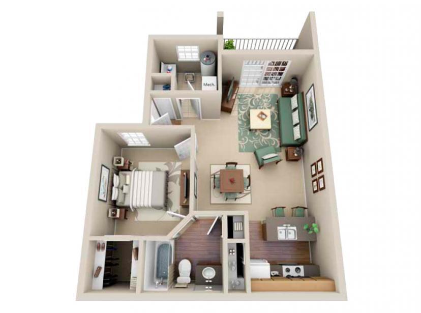 A1-CR floor plan