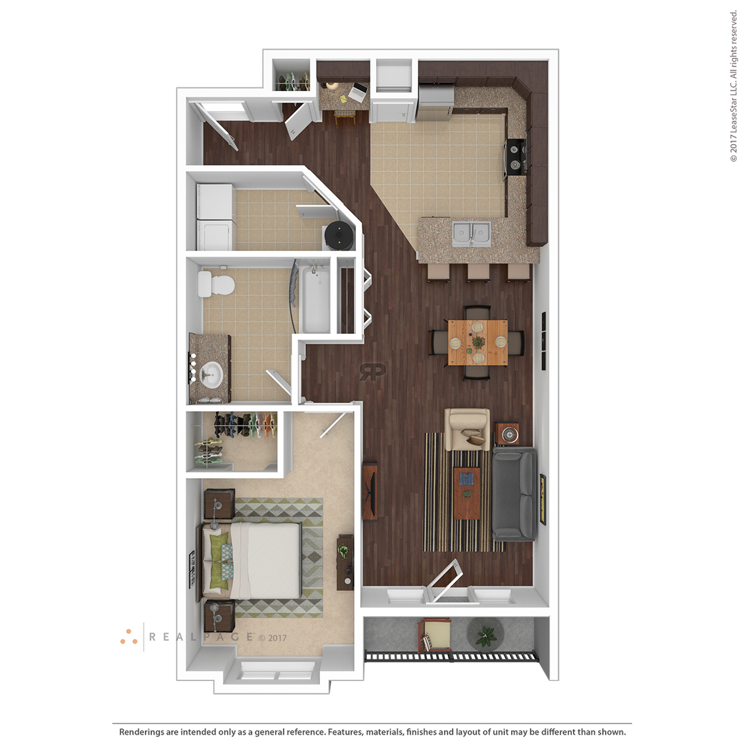 The River Flat floor plan