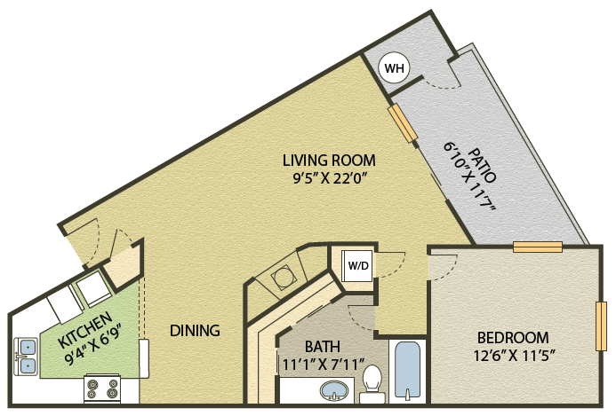 Terrain floor plan
