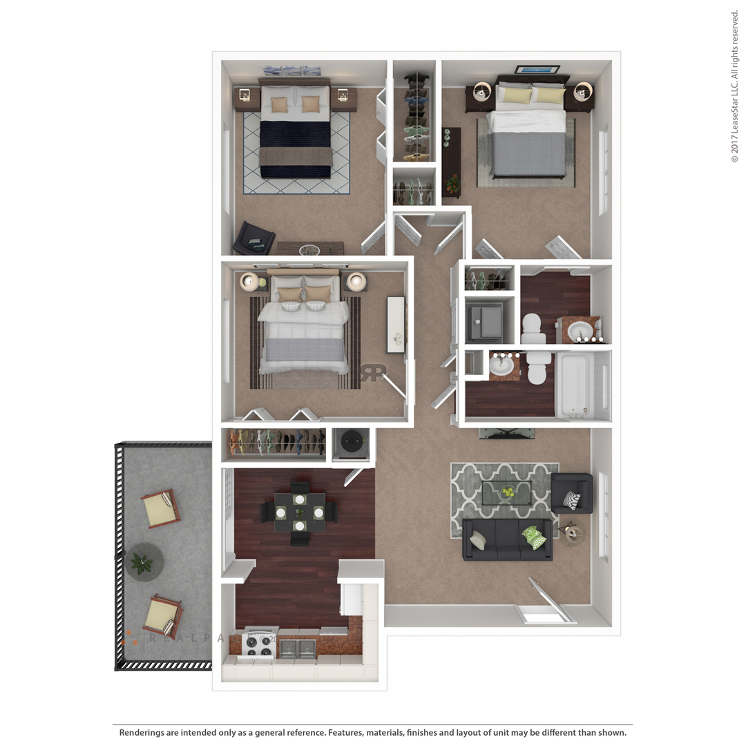 3 Bedroom Apartment – 1119 Medlin St SE #F-05, Smyrna, GA 30080