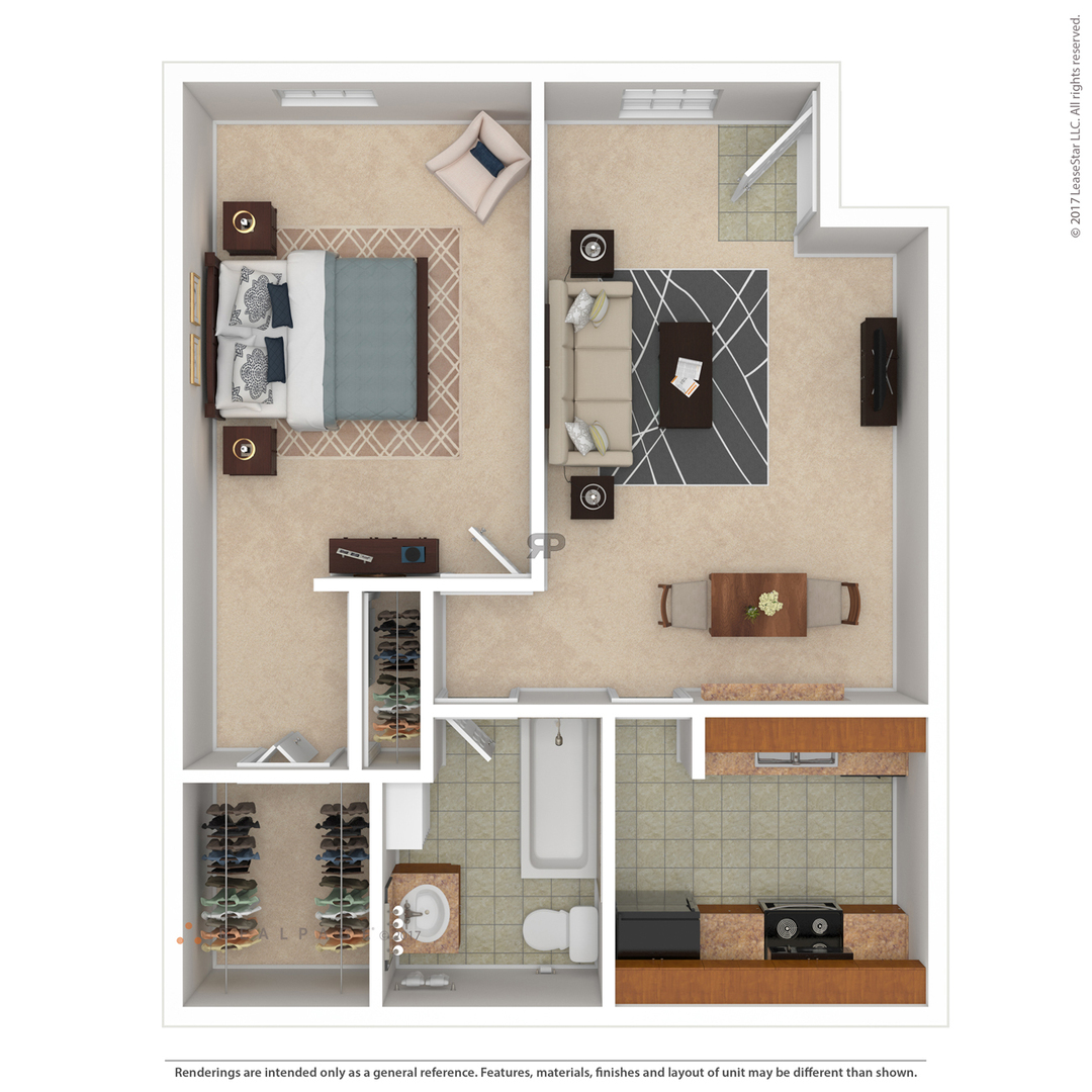 1 Bedroom Apartment – 210 Strand St #1-509, Galveston, TX 77550