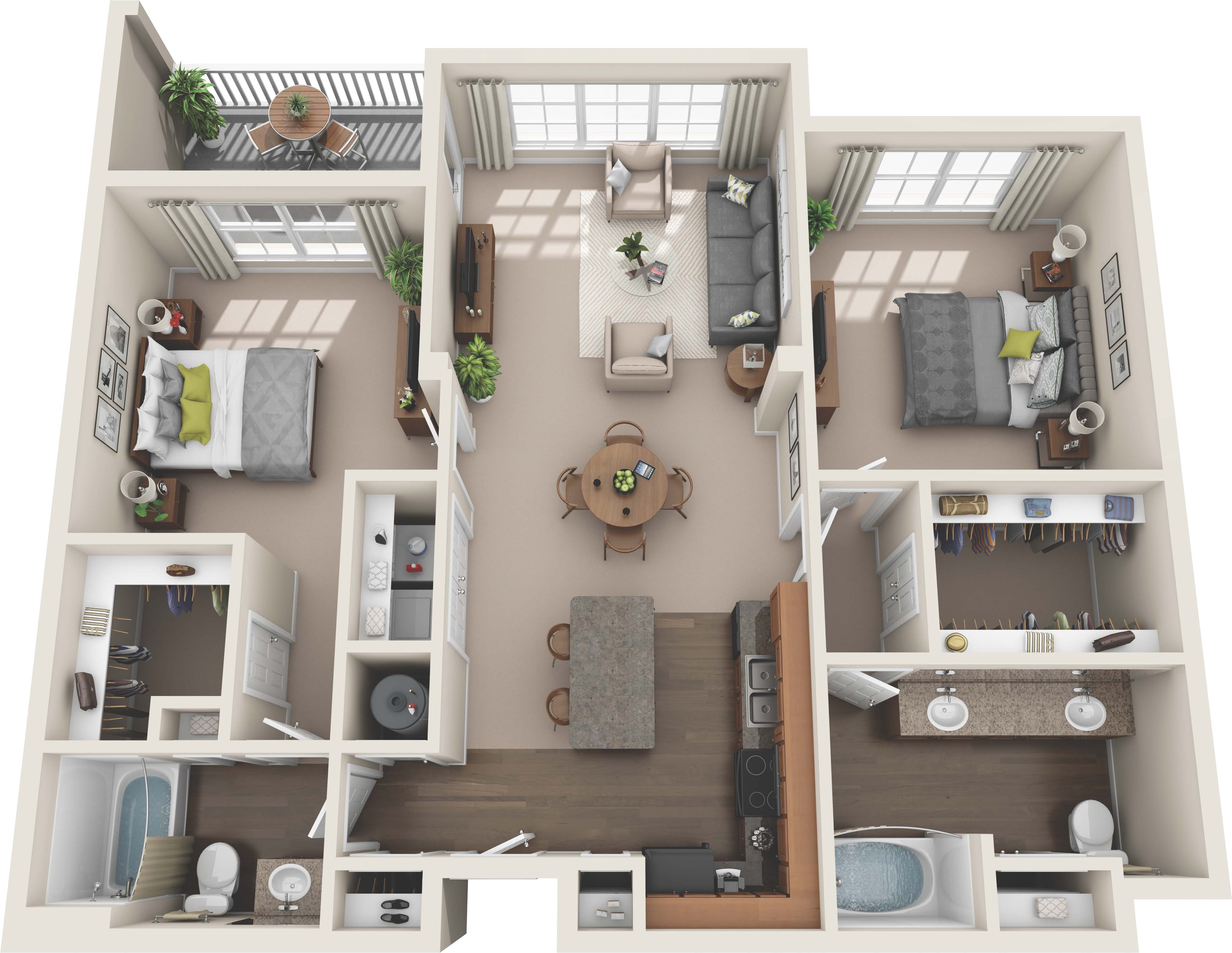The Rhododendron floor plan