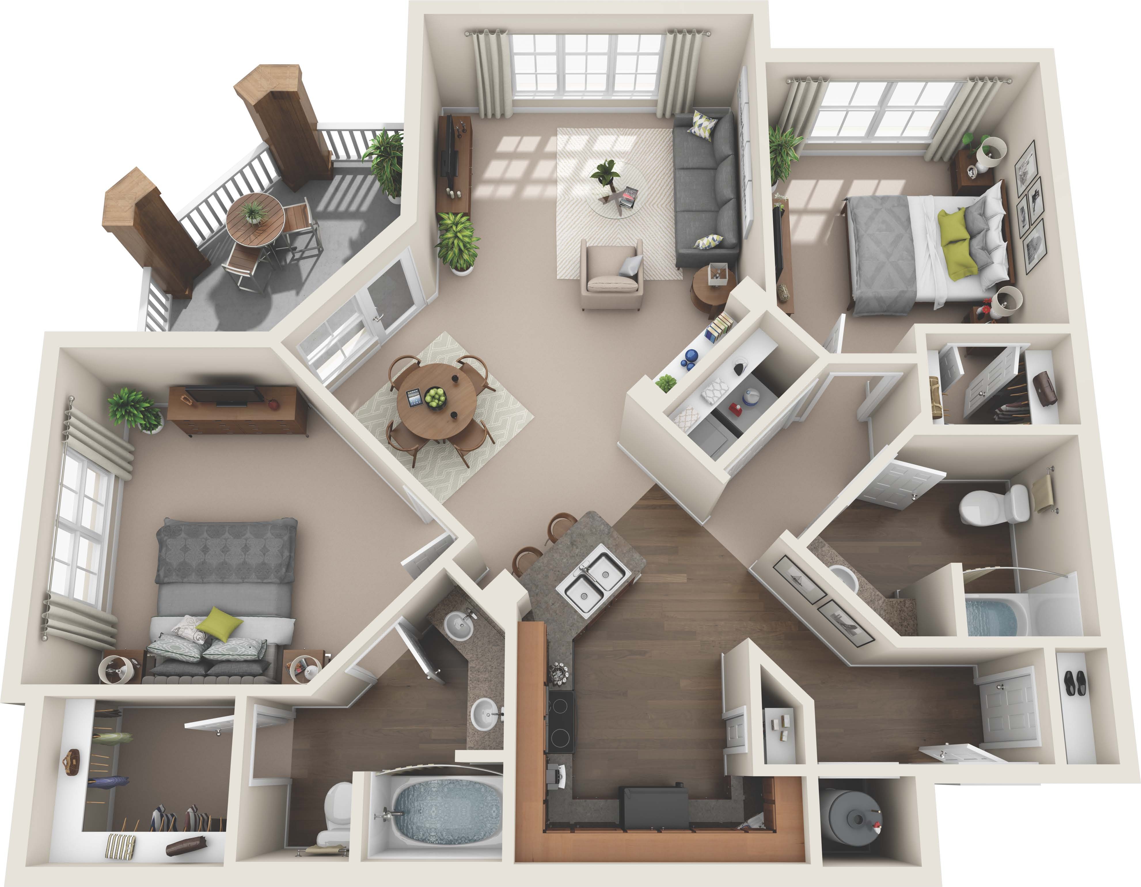 The Spruce floor plan