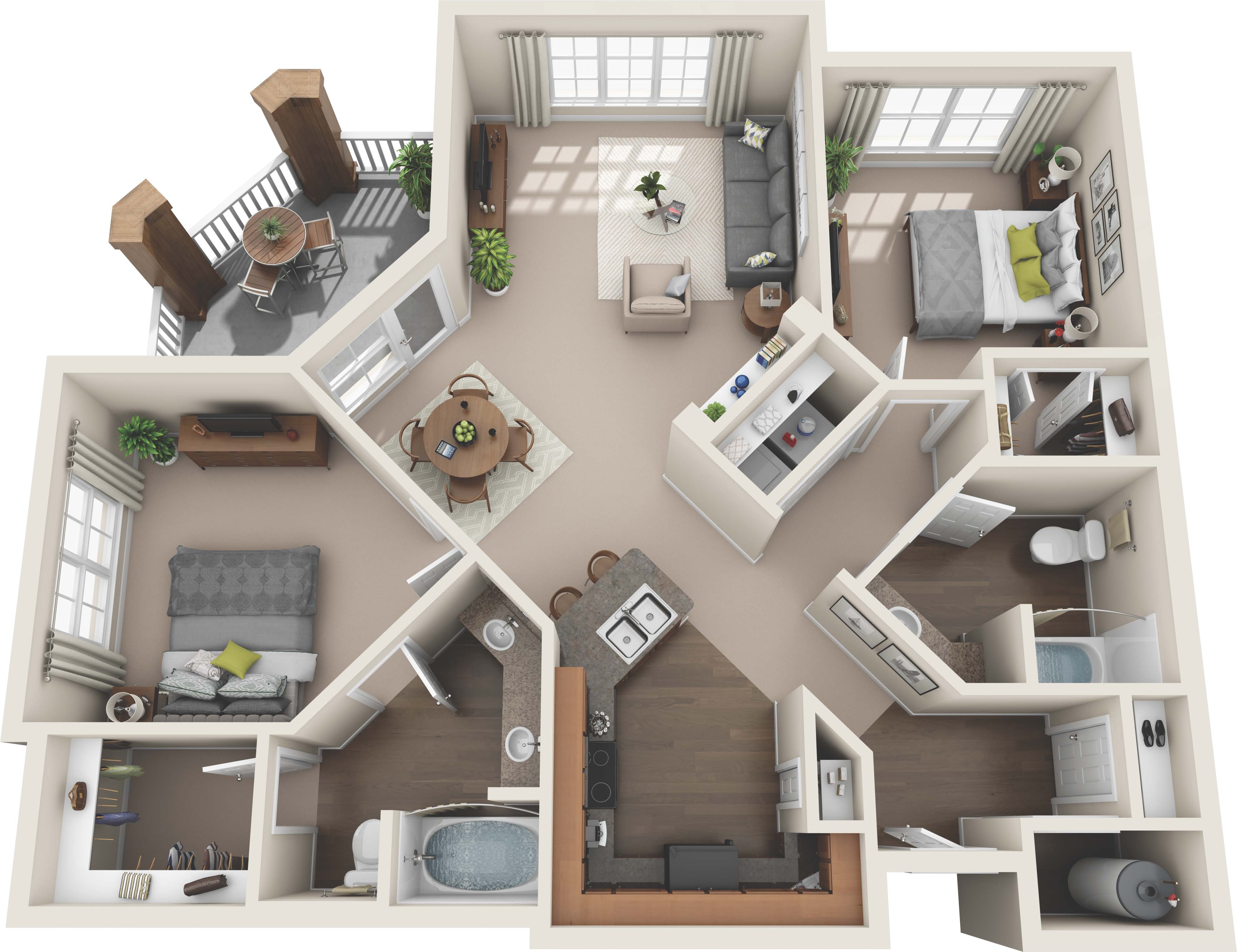 The Magnolia floor plan