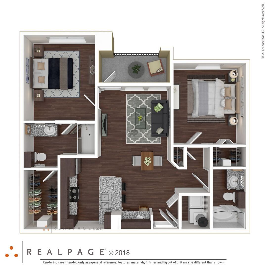 2 Bedroom Apartment – 15707 Kuykendahl Court #1307, Conroe, TX 77384